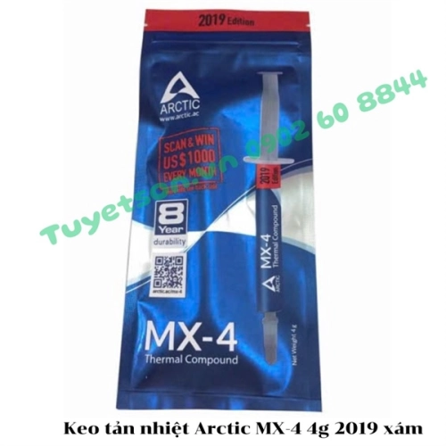 display Keo tản nhiệt Arctic MX-4 4g 2019 xám 1