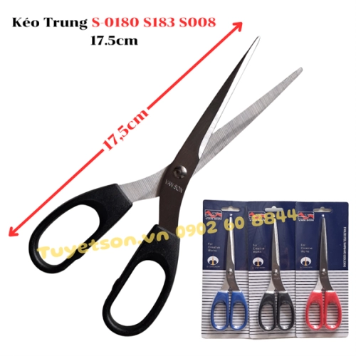 display Kéo Trung S-0180 S180 S183 S008 17.5cm 1