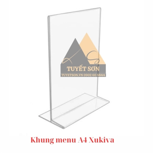 display Khung menu A4 Xukiva 3