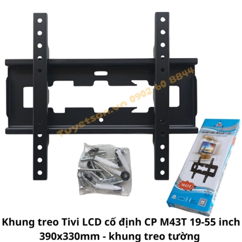 display Khung treo Tivi LCD cố định CP M43T 19-55 inch 390x330mm - Arm Giá Đỡ Giá Treo tường 1