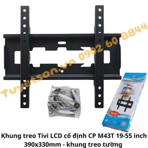 Khung treo Tivi LCD cố định CP M43T 19-55 inch 390x330mm - khung treo tường