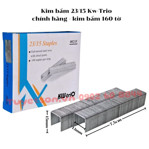 display Kim bấm 23/15 Kw-Trio chính hãng - kim bấm 160 tờ 1