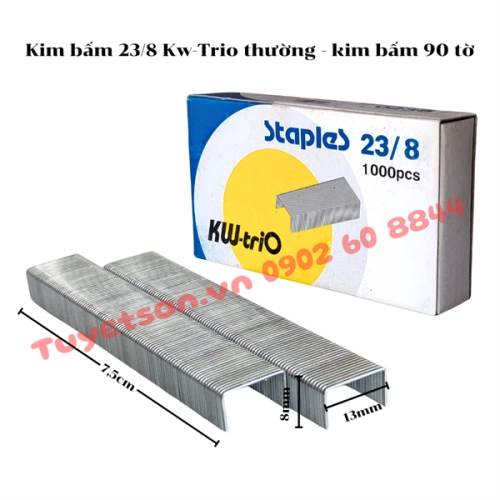 display Kim bấm 23/8 Kw-Trio thường - kim bấm 90 tờ 1