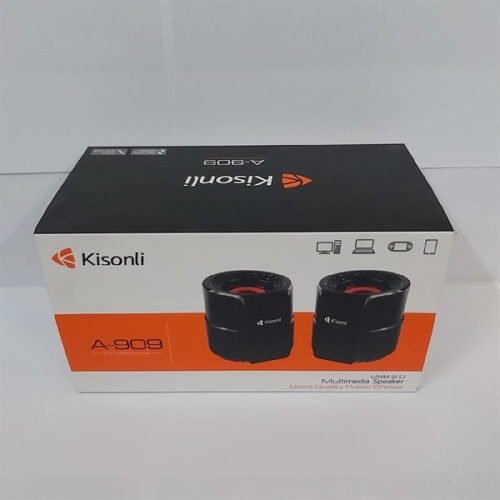 display Loa vi tính 2.0 Kisonli A-909 USB + jack 3.5mm 3