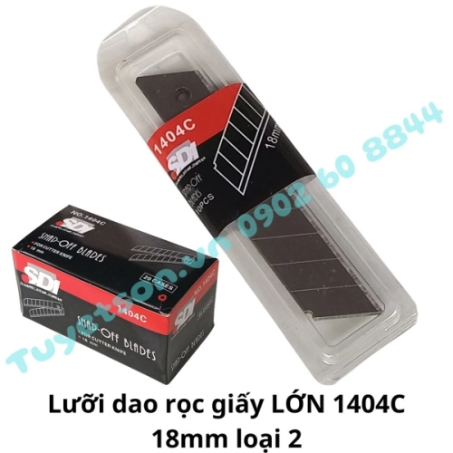 display Lưỡi dao rọc giấy LỚN SD1 1404C 18mm loại 2 1
