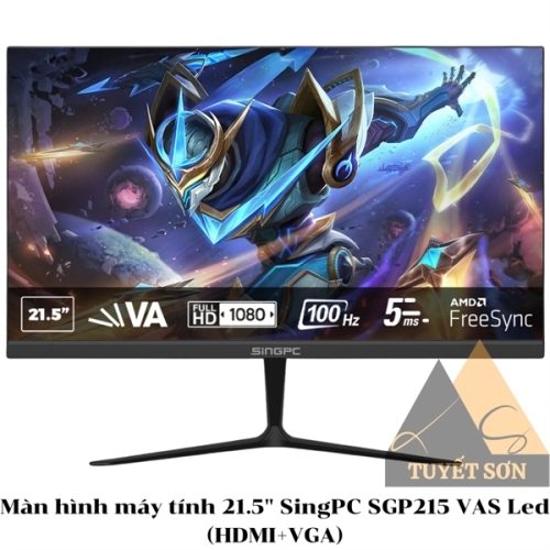 display Màn hình LCD máy tính 21.5 inch SingPC SGP215 VAS Led HDMI VGA - LCD 22 inch 4