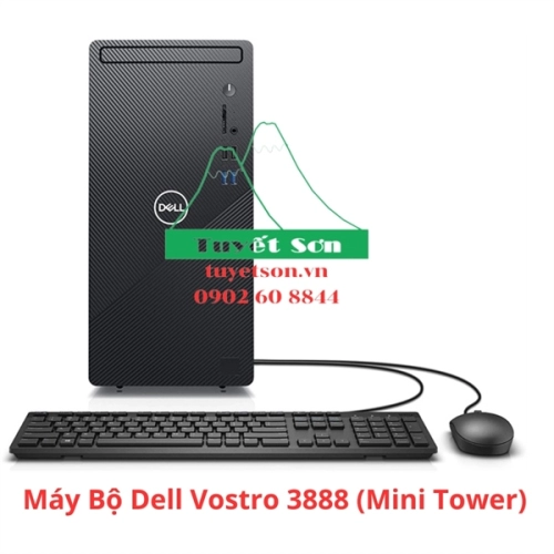 display Máy Bộ Dell Vostro 3888 (Mini Tower) 42VT380005/ i7-10700 (8*2.9Ghz)/ Ram 8G/ Hdd 1Tb/ Dvdrw/ Wifi,BT 4.0/ Win10 Home 1