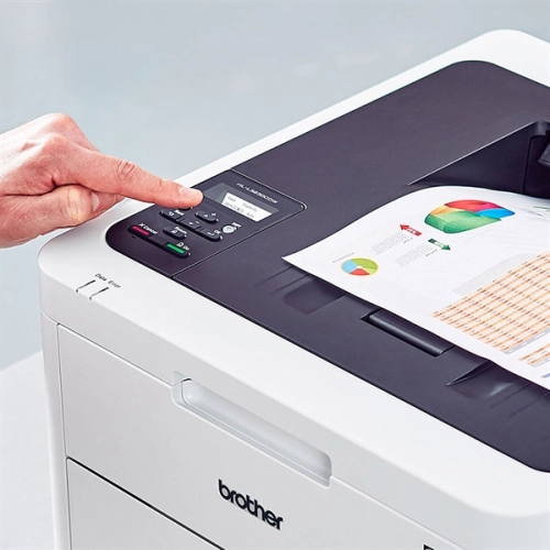 display Máy in laser màu Brother HL3230cdn 4
