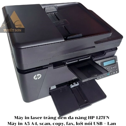 display Máy in laser trắng đen đa năng HP 127FN 1
