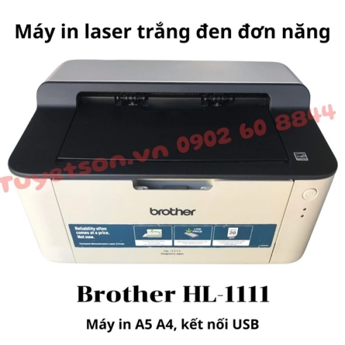 display Máy in laser trắng đen đơn năng Brother HL-1111 1