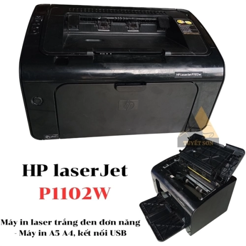 display Máy in laser trắng đen HP P1102W 2