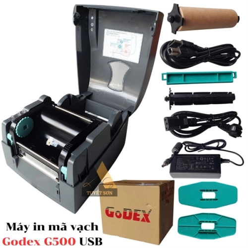 display Máy in mã vạch Godex G500 USB - máy in tem nhãn bardcode 1