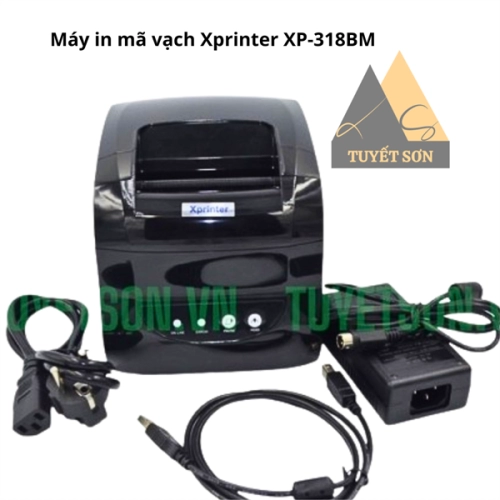 display Máy in mã vạch + in hóa đơn XPrinter XP-318BM USB+LAN, máy in tem nhãn bardcode in bill 5