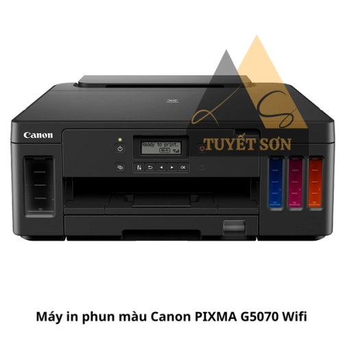 display Máy in phun màu Canon PIXMA G5070 Wifi 1