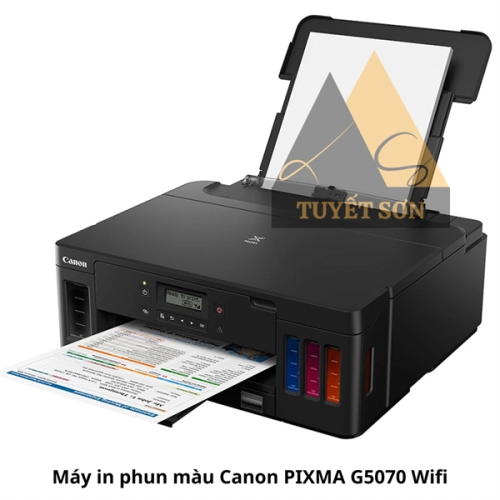 display Máy in phun màu Canon PIXMA G5070 Wifi 3