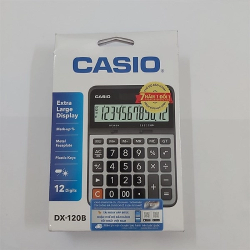 display Máy tính CASIO DX-120B Chính hãng 3