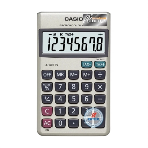 display Máy tính Casio LC-403TV Chính hãng - máy tính bỏ túi 2
