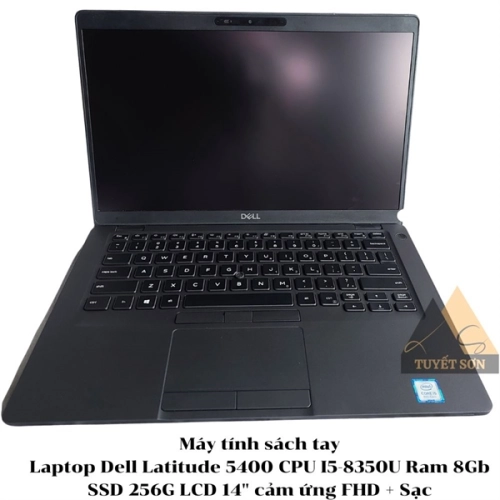 display Máy tính sách tay Laptop Dell Latitude 5400 CPU I5-8365U Ram 8Gb SSD 256G LCD 14" cảm ứng FHD + Sạc 1