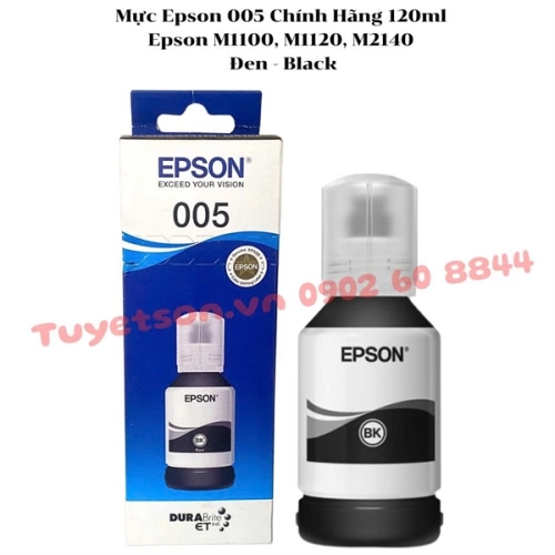 display Mực Epson 005 Chính Hãng 120ml - Epson M1100, M1120, M2140 1