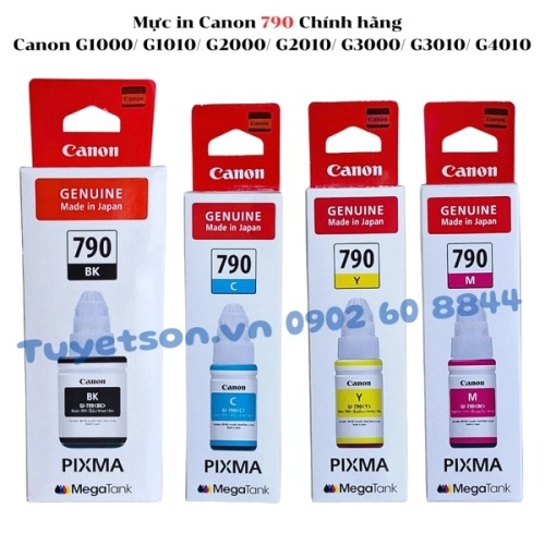 display Mực in Canon 790 Chính hãng - Canon G1000/ G1010/ G2000/ G2010/ G3000/ G3010/ G4010 2