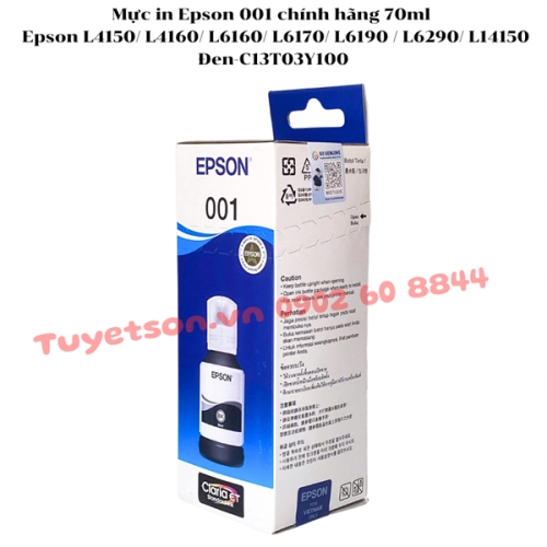 display Mực in Epson 001 chính hãng- Epson L4150/ L4160/ L6160/ L6170/ L6190 / L6290/ L14150 2