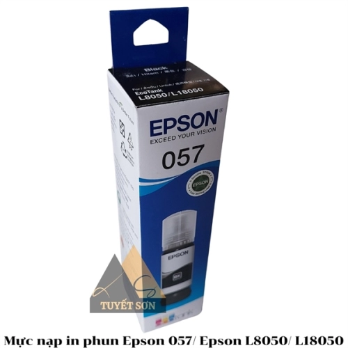 display Mực nạp in phun Epson 057 Chính Hãng 70ml - Epson L8050/ L18050 3