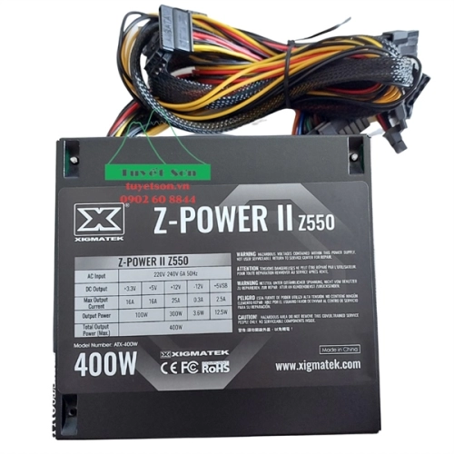 display Nguồn máy tính Xigmatek Z-POWER II Z550 450 - 400W 3