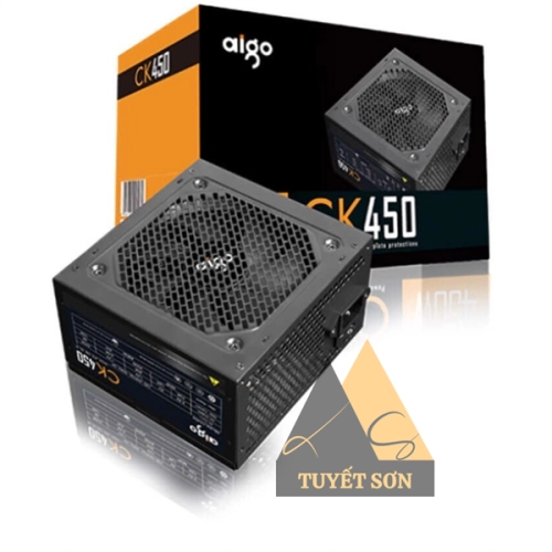 display Nguồn máy vi tính Aigo CK450 Pro (dây dẹp) 1