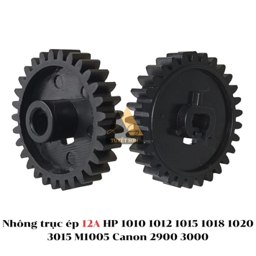 display Nhông trục ép 12A HP 1010 1012 1015 1018 1020 3015 M1005 Canon 2900 3000 1
