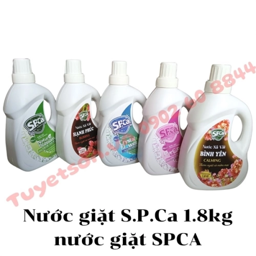 display Nước giặt S.P.Ca 1.8kg - nước giặt SPCA 1