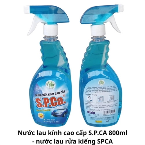 display Nước lau kính cao cấp S.P.CA 800ml - nước lau rửa kiếng SPCA 1