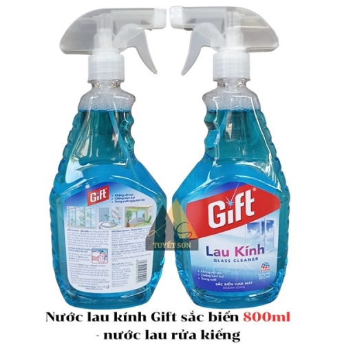display Nước lau kính Gift sắc biển 800ml - nước lau rửa kiếng 1