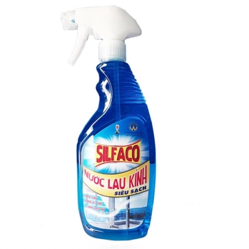 display Nước lau kính Silfaco 650ml - nước lau rửa kiếng 1