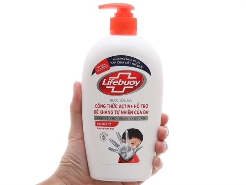 display Nước rửa tay Lifebuoy Chai 450g 3
