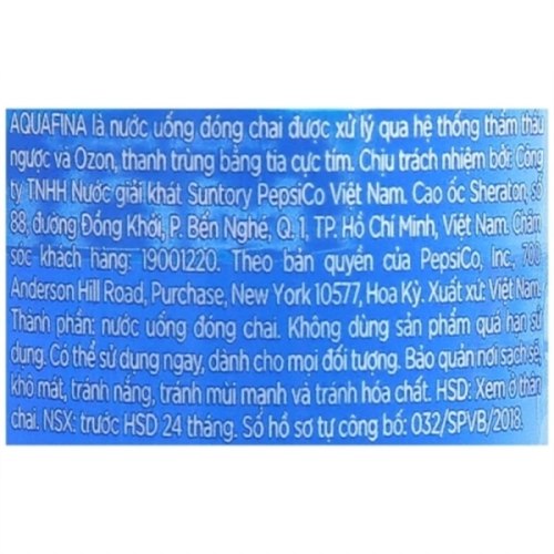 display Nước tinh khiết Aquafina chai 500ml 4