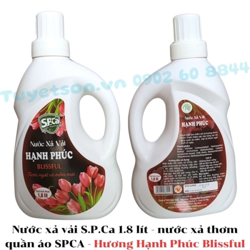 display Nước xả vải S.P.Ca 1.8 lít - nước xả thơm quần áo SPCA 1