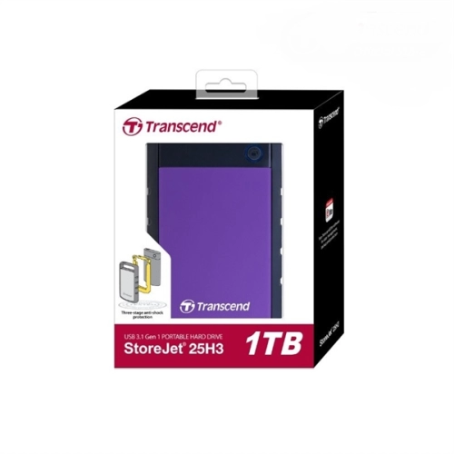display Ổ cứng di động Transend Storejet 25H3P 3.0 1TB 3
