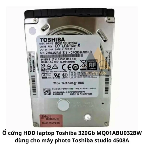 display Ổ cứng HDD laptop Toshiba 320Gb MQ01ABU032BW dùng cho máy photo Toshiba studio 4508A 1