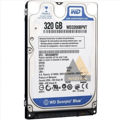 display Ổ cứng laptop HDD 320Gb CŨ - nhiều hãng 1