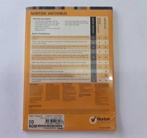 display Phần mềm diệt Virut Phần mềm Norton AntiVirus 1pc 2