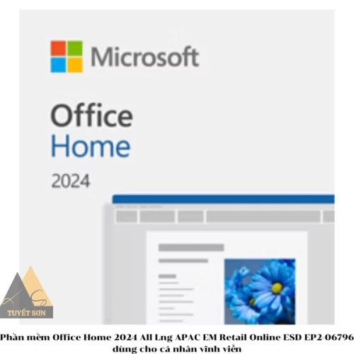 display Phần mềm Office Home 2024 All Lng APAC EM Retail Online ESD EP2-06796 - Dịch vụ cài Office dùng cho cá nhân vĩnh viễn Key ESD gửi mail 1 key 1 máy 1