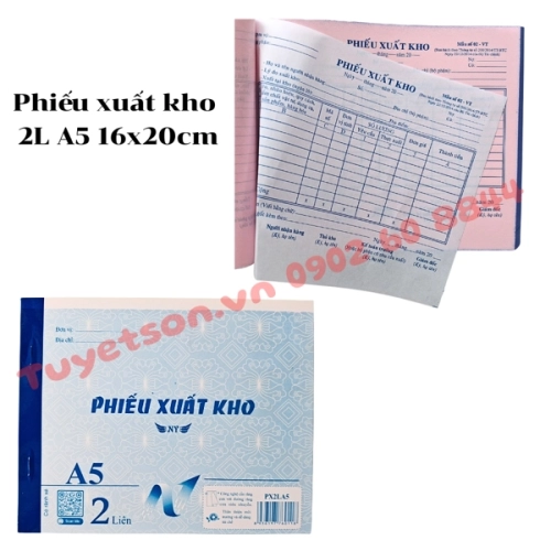 display Phiếu xuất kho 2L A5 16x20cm 1