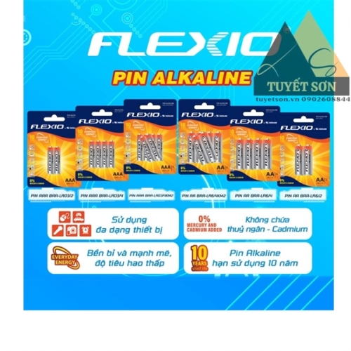 display Pin AAA Flexio Thiên Long (Alkaline BAA-LR03/4KM2) - pin 3A remote 4