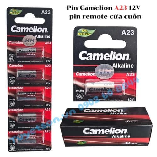display Pin Camelion A23 12V - pin remote cửa cuốn 1