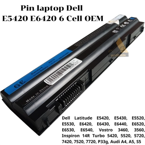 display Pin laptop Dell E5420 E6420 6 Cell OEM 1