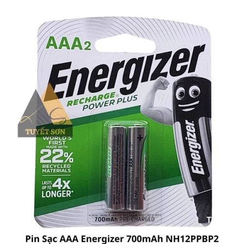 Pin Sạc AAA Energizer 700mAh NH12PPBP2