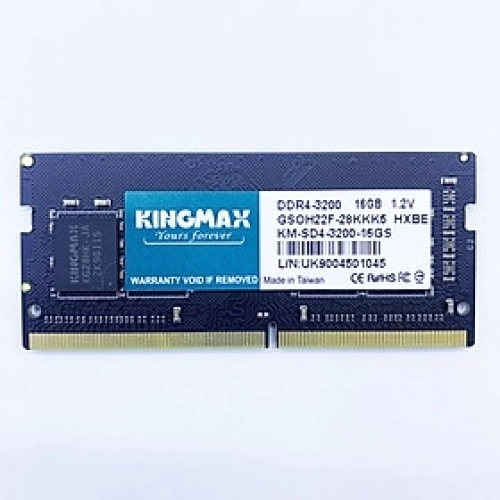 display Bộ nhớ Ram laptop 16Gb/3200 Kingmax DDR4 1