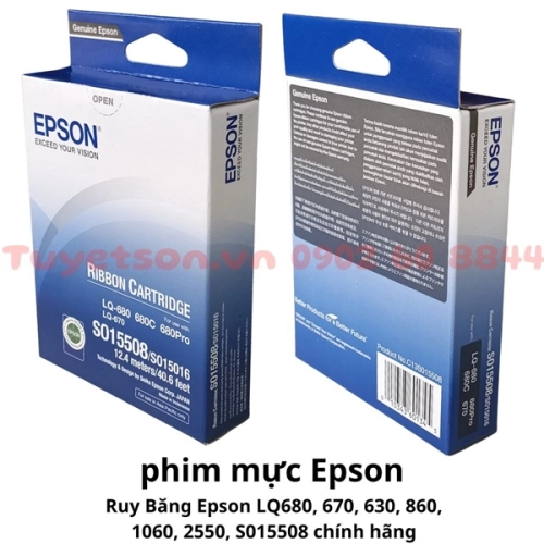 display Ruy Băng Epson LQ680, 670, 630, 860, 1060, 2550, S015508 chính hãng 1