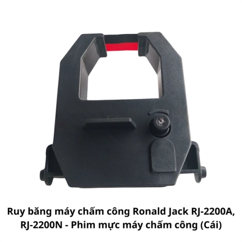 display Ruy băng máy chấm công Ronald Jack RJ-2200A, RJ-2200N - Phim mực máy chấm công 1