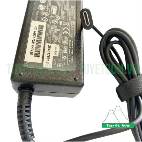display Sạc HP 20V-3.25A (65W) USB-Type C (15V-4.33A, 12V-3A, 5V-3A) 3
